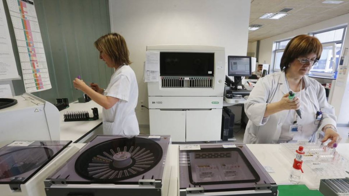 Instalaciones del área de Hematología y Hemoterapia del Hospital Universitario de Burgos.-RAÚL G. OCHOA