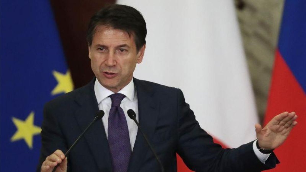 El primer ministro italiano, Giuseppe Conte.-AP / SERGEI CHIRIKOV
