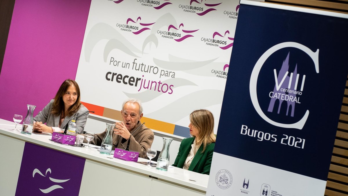 José Luis Gómez durante la presentación del montaje en el Cultural Cordón. ECB