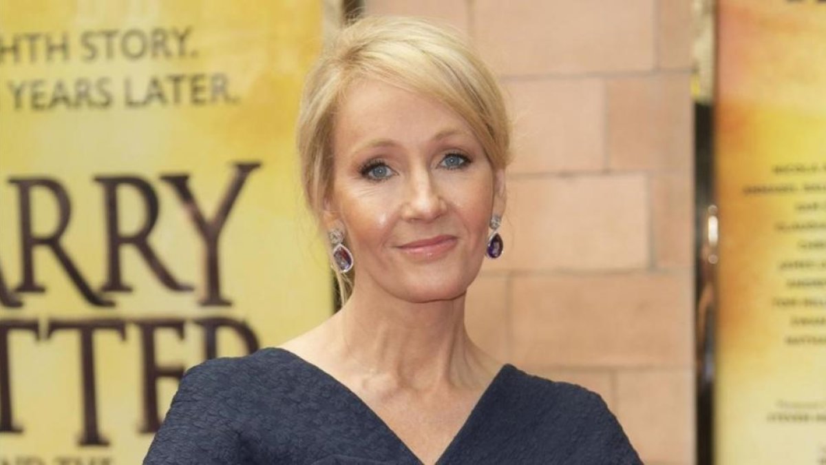 J. K. Rowling, en el estreno de 'Harry Potter and the cursed child'-