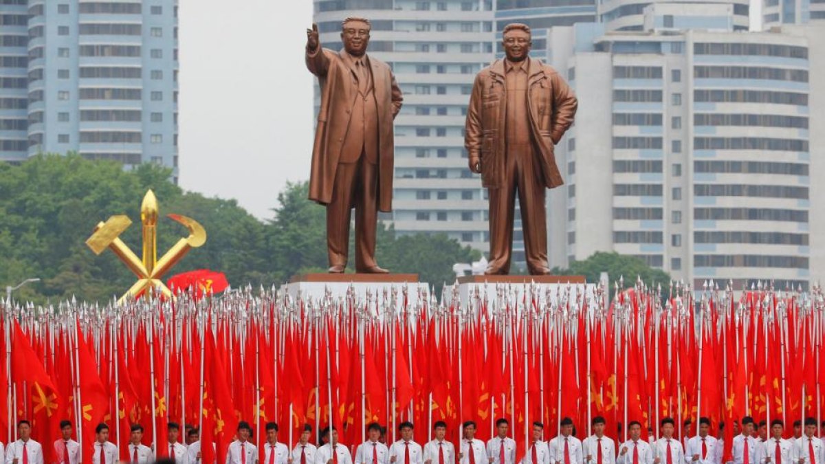 Manifestación en honor del Kim Jong-un.-REUTERS / DAMIR SAGOLJ