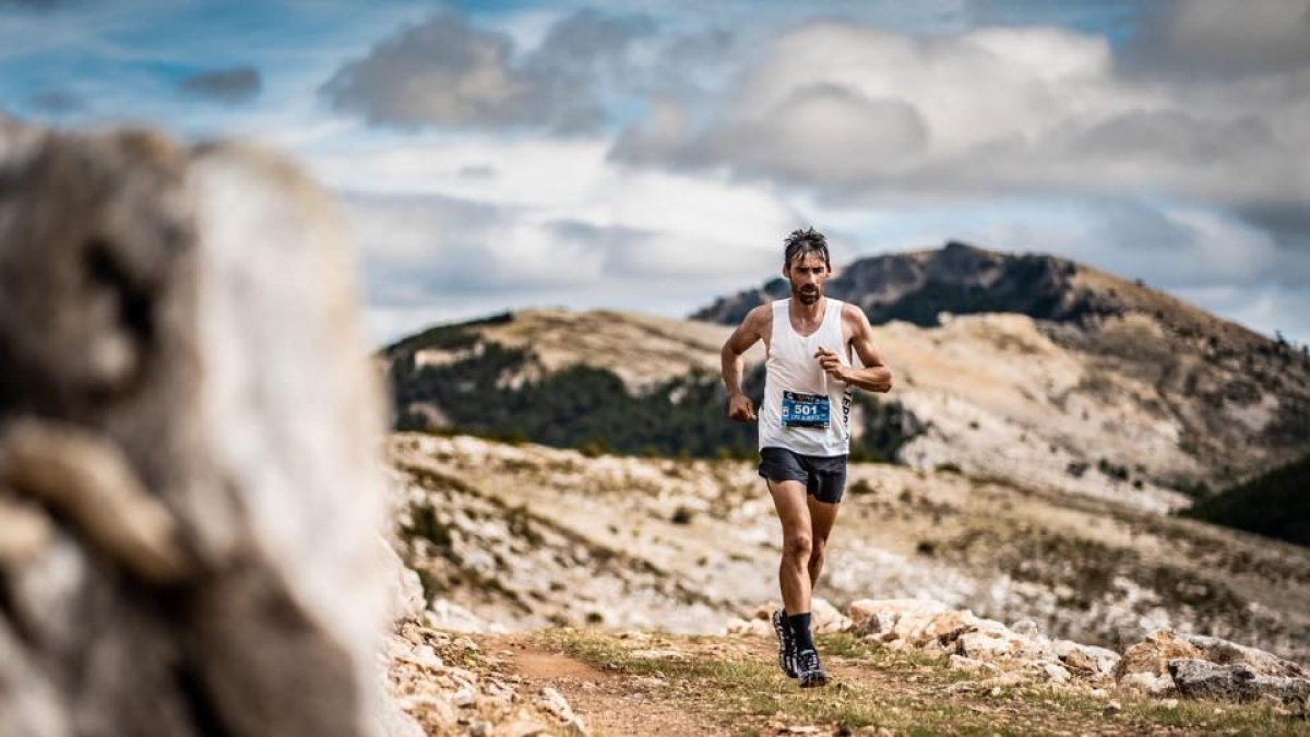 Luis Alberto Hernando en plena acción en una carrera del pasado verano. ECB