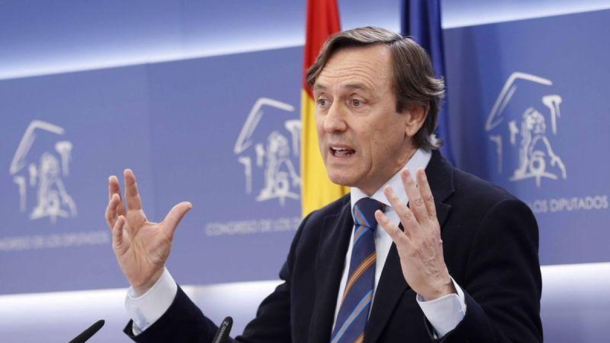 El portavoz del PP en el Congreso, Rafael Hernando.-CHEMA MOYA / EFE (CHEMA MOYA / EFE)