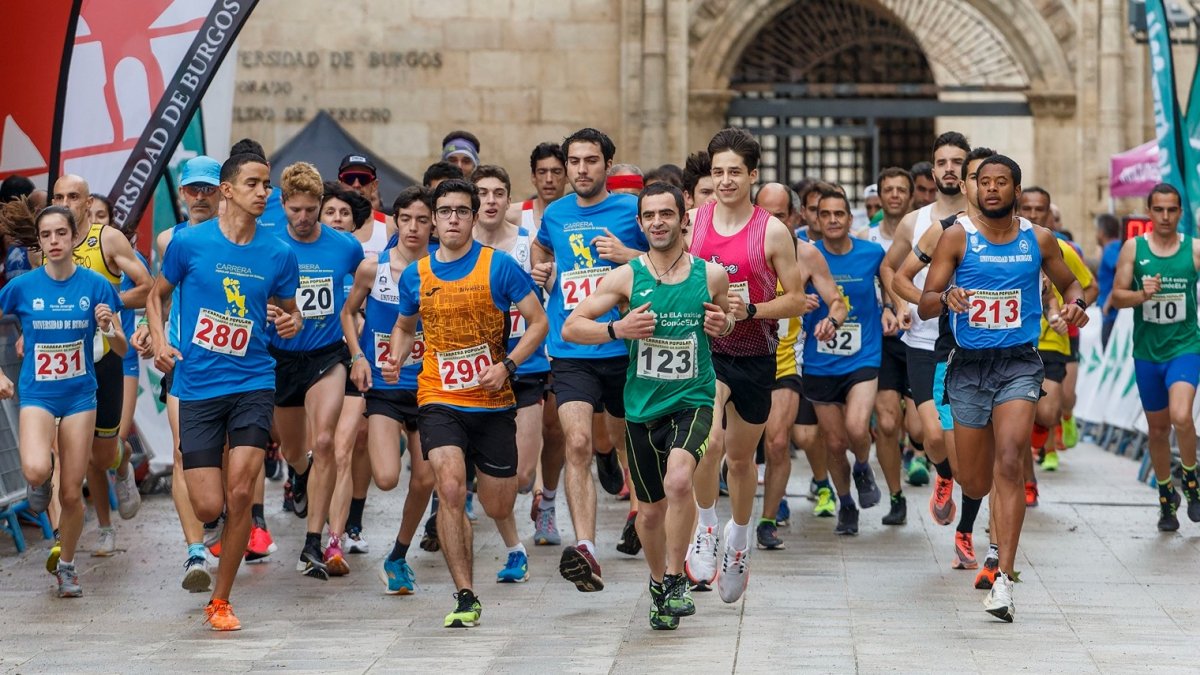 Pistoletazo de salida de la Carrera Popular de la Universidad de Burgos. SANTI OTERO