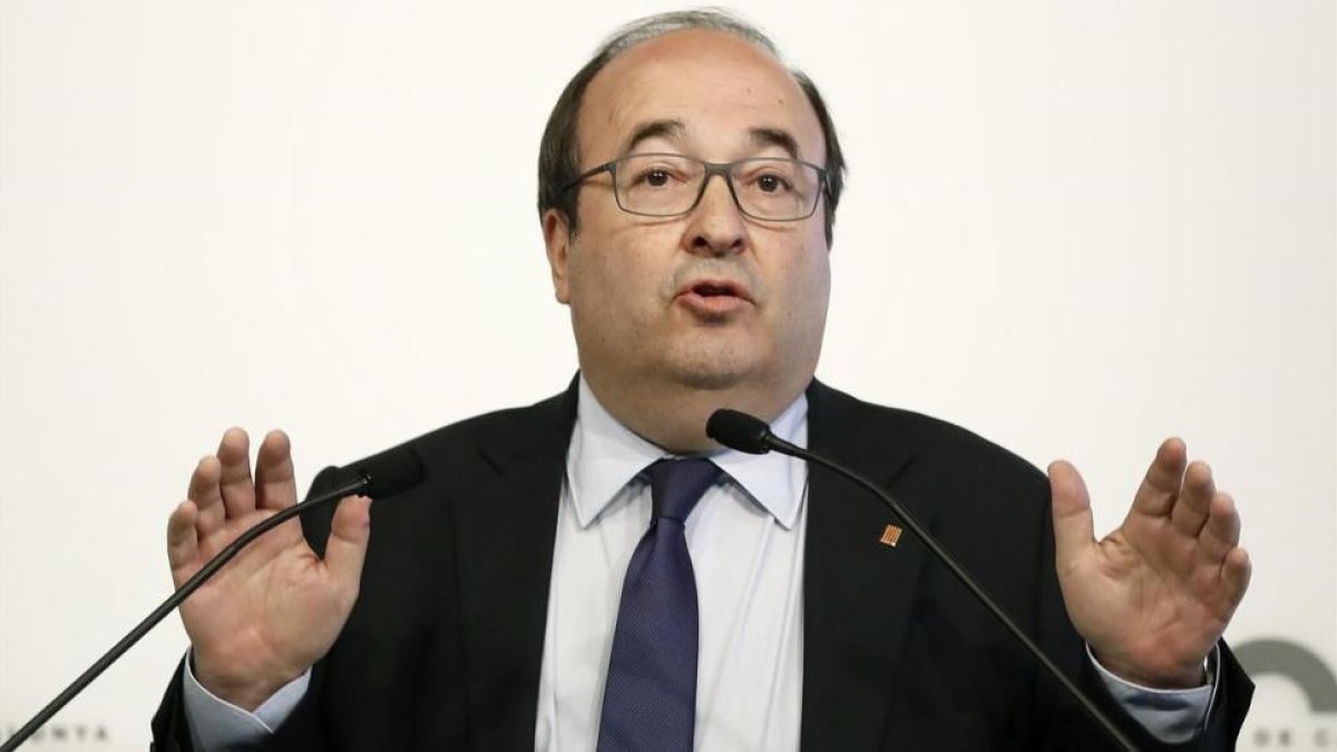 Miquel Iceta.-/ EFE / ANDREU DALMAU