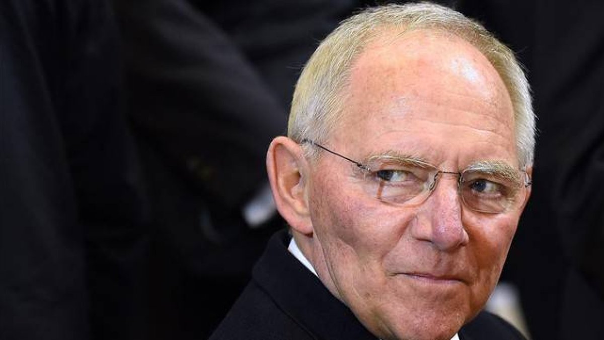 Wolfgang Schäuble, en la reunión del Eurogrupo del pasado día 20.-Foto:   AFP / EMMANUEL DUNAND