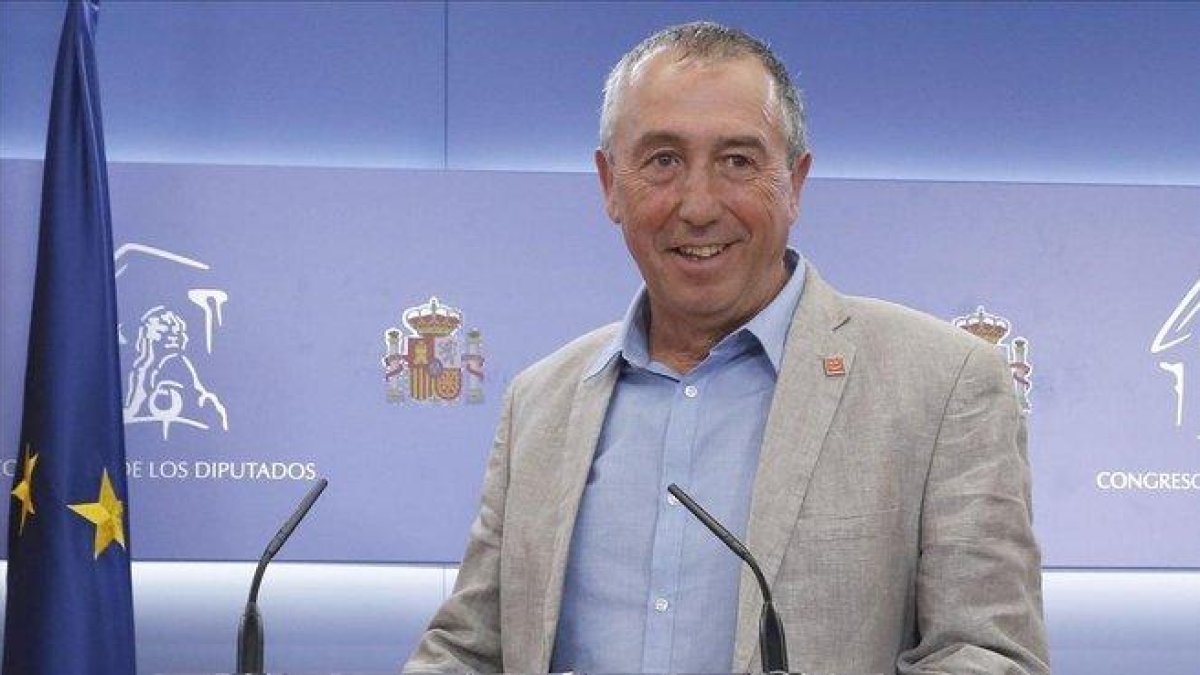 El portavoz de Compromís en el Congreso, Joan Baldoví.-PACO CAMPOS (EFE)