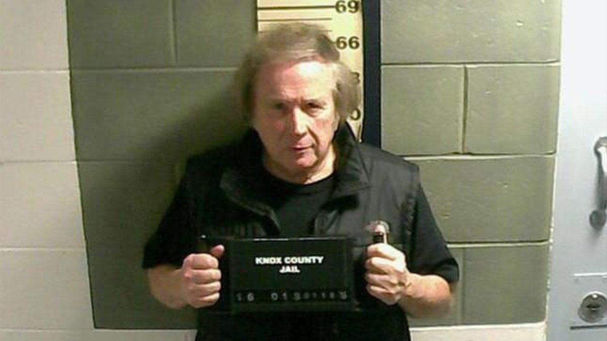 Don McLean, tras ser detenido.-AP