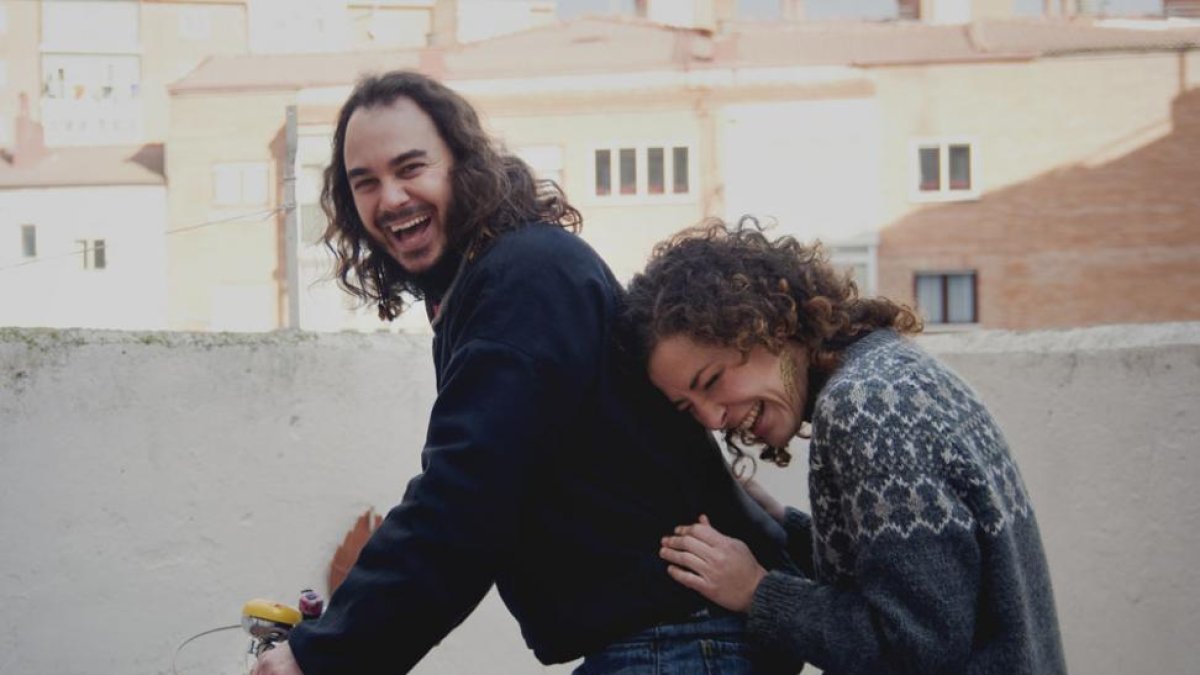El vallisoletano Jesús Enrique y la burgalesa Blanca Altable llevan seis años como pareja artística.-Coco Moya