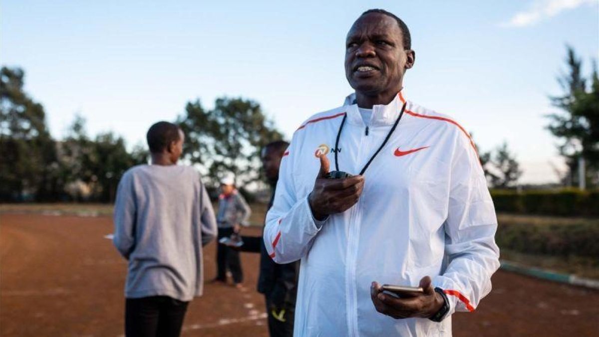 El entrenador de atletas Patrick Sang.-DAN VERNON