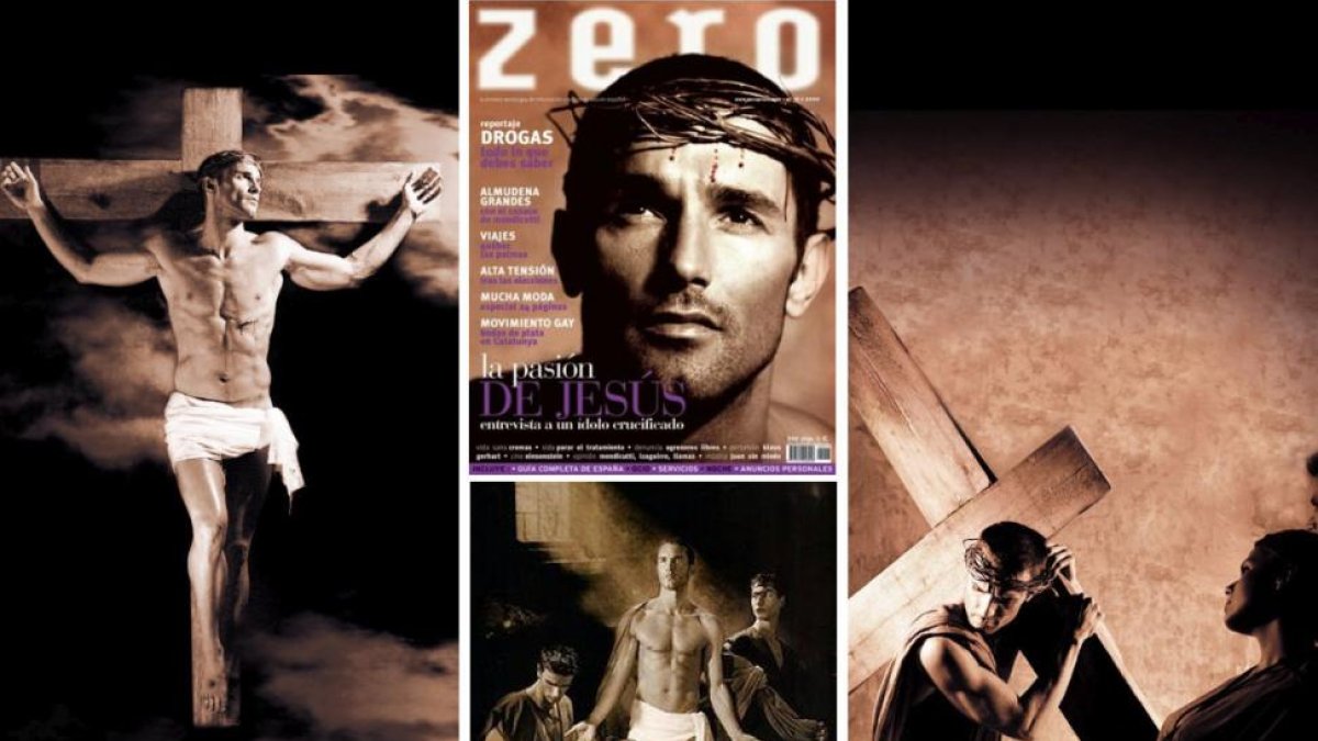 Jesús Vázquez, en las imágenes que ha colgado en su Twitter de la revista Zero.-TWITTER / JESÚS VÁZQUEZ