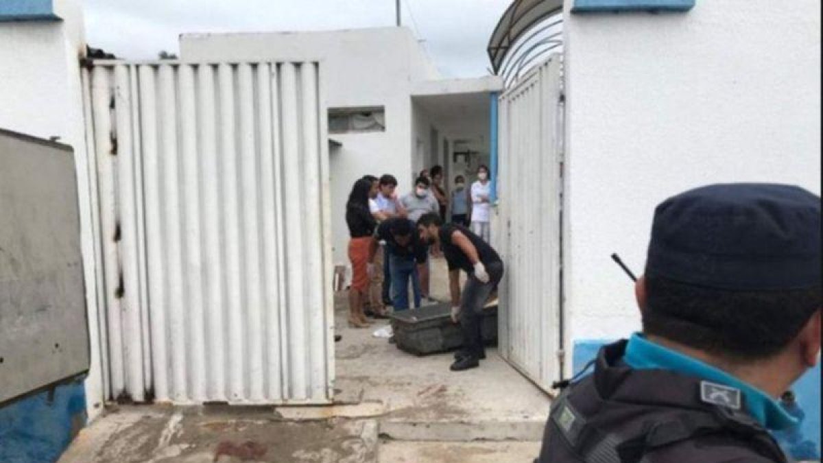 Enfrentamientos tras el asalto al banco en Milagres (Brasil).-TWITTER