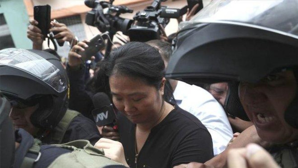 Keiko Fujimori acusada de lavado de activos.-AP