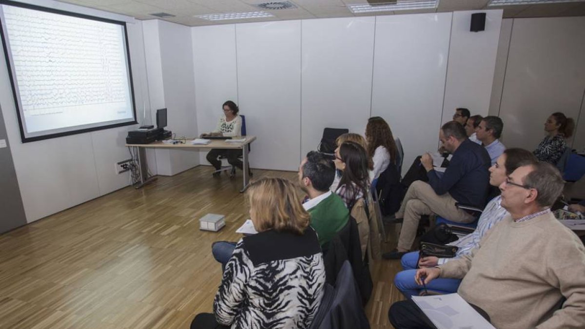 Un momento de la reunión donde se han tratado cuestiones científicas y organizativas.-SANTI OTERO