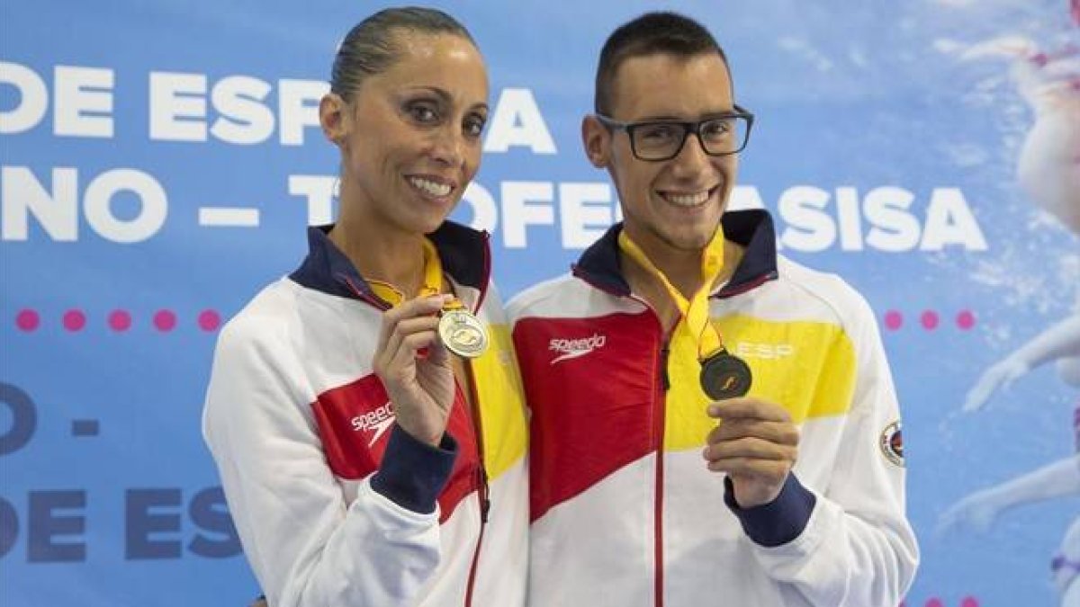 Gemma Mengual y Pau Ribes en los Mundiales de Kazán-Foto: JOSEP GARCÍA