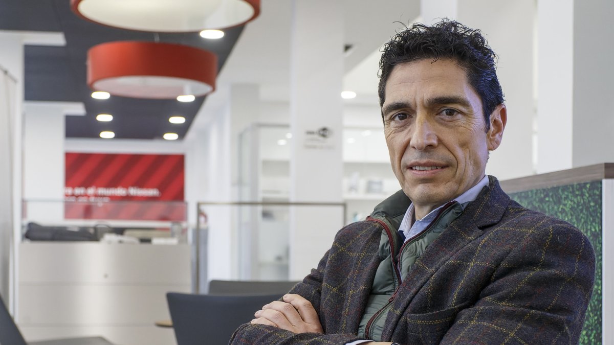 Fernando de Santiago es presidente de la Asociación de Empresarios Burgos Este. SANTI OTERO