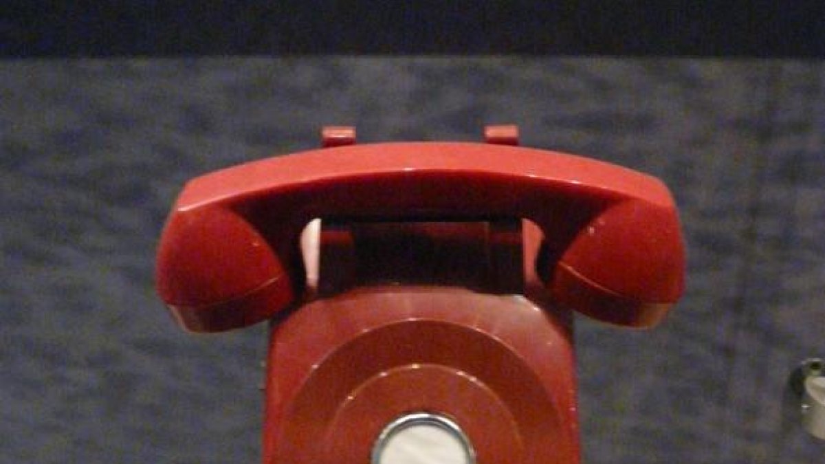Teléfono rojo empleado por el presidente de EEUU Jimmy Carter.-WIKIMEDIA