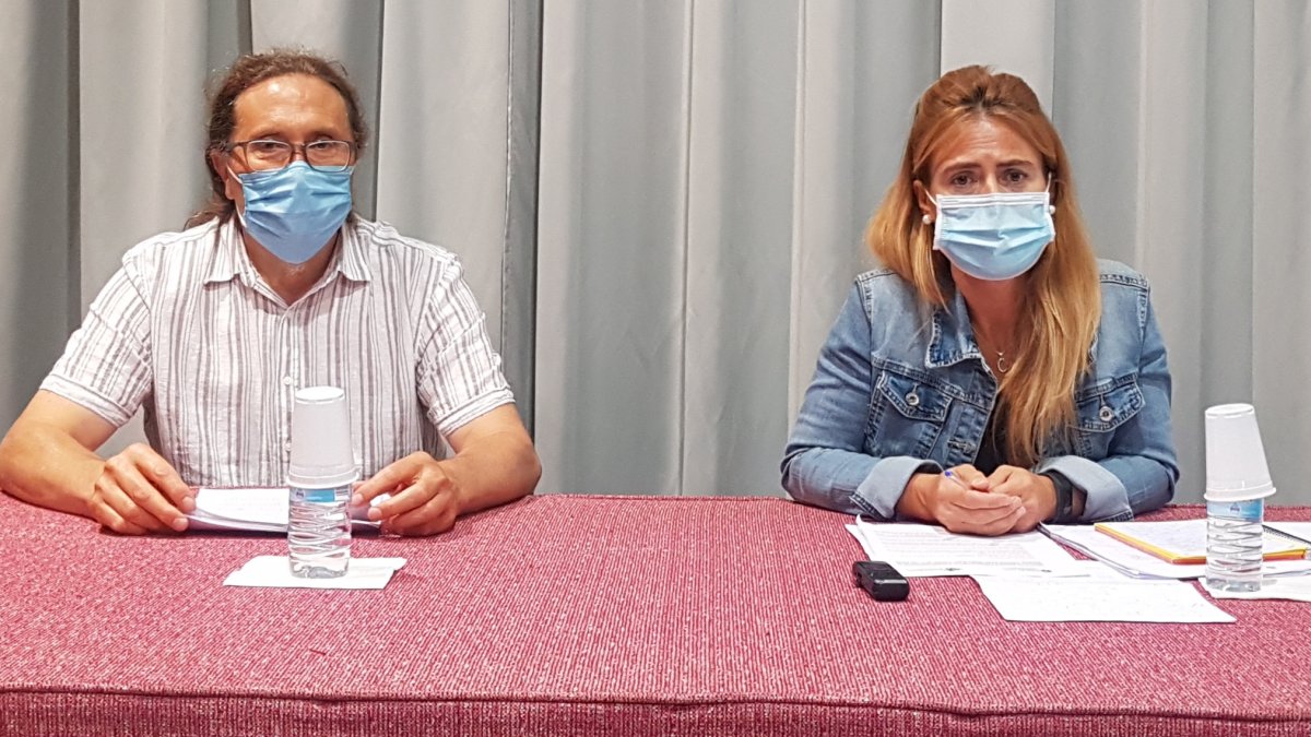 Elías Tristán y Cristina Valderas. ECB