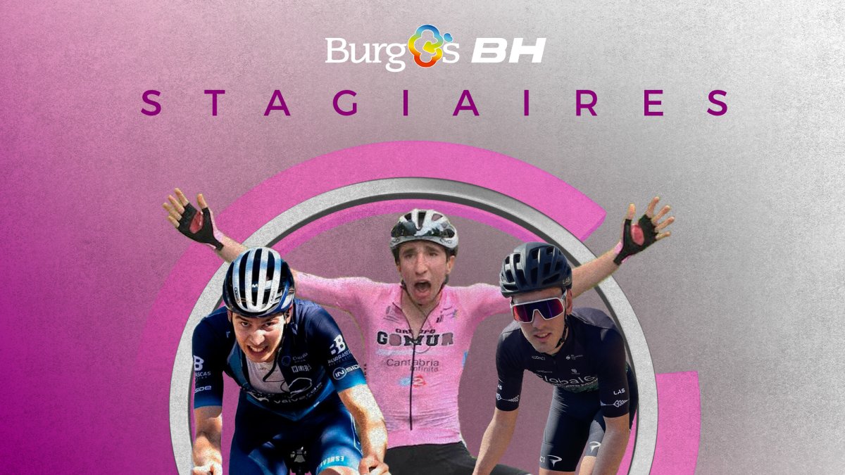 Composición del Burgos BH para anunciar la incorporación de los tres stagiare. BURGOS BH