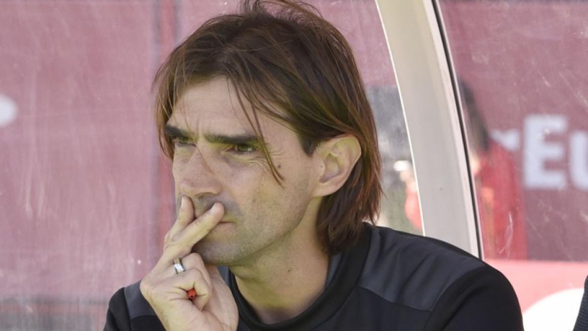Dani Pendín es el segundo entrenador del Real Mallorca.-JORDI AVELLÀ