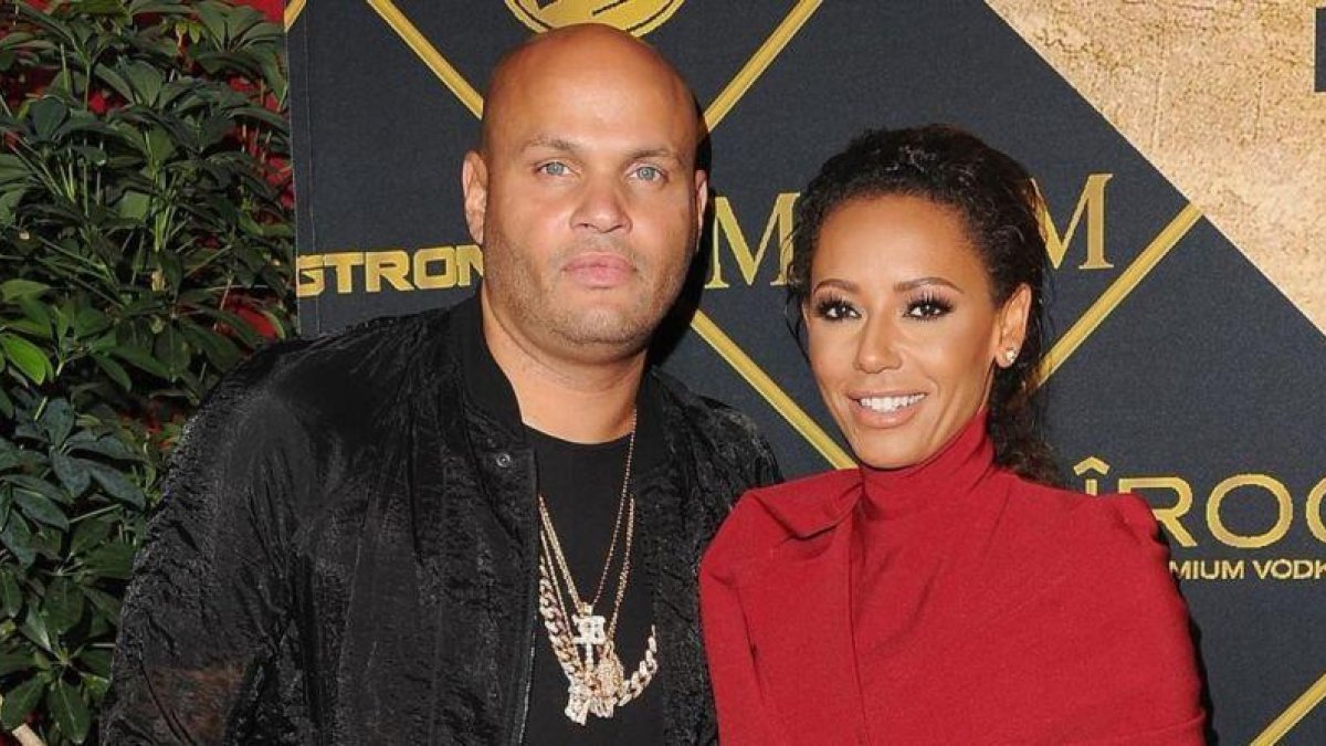 Melanie Brown, Mel B, y Stephen Belafonte, el verano pasado en Los Ángeles.-JON KOPALPFF