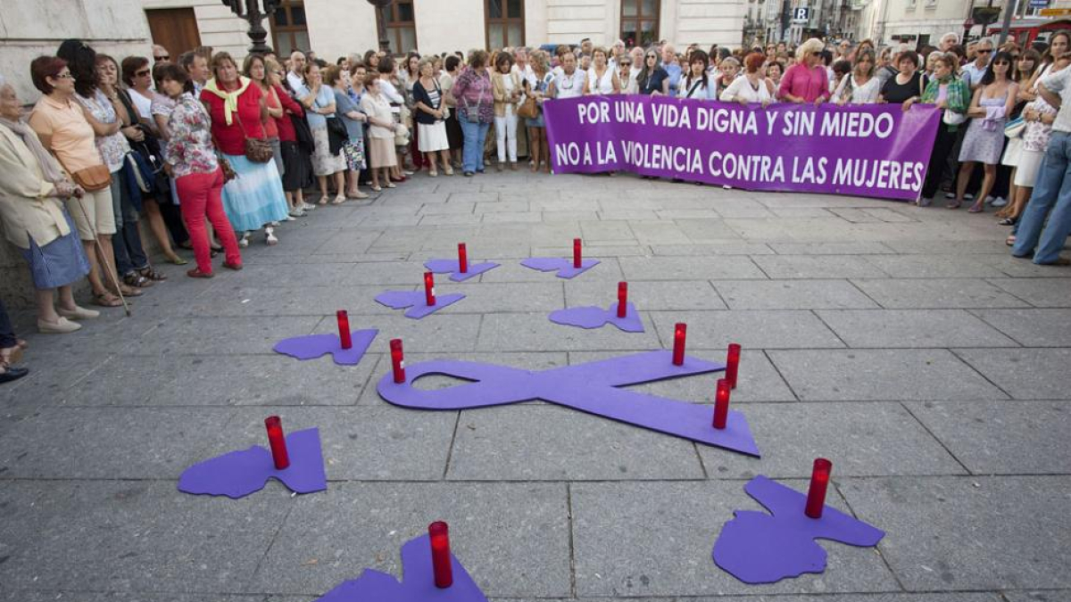 Imagen de una manifestación contra la violencia de género.-SANTI OTERO