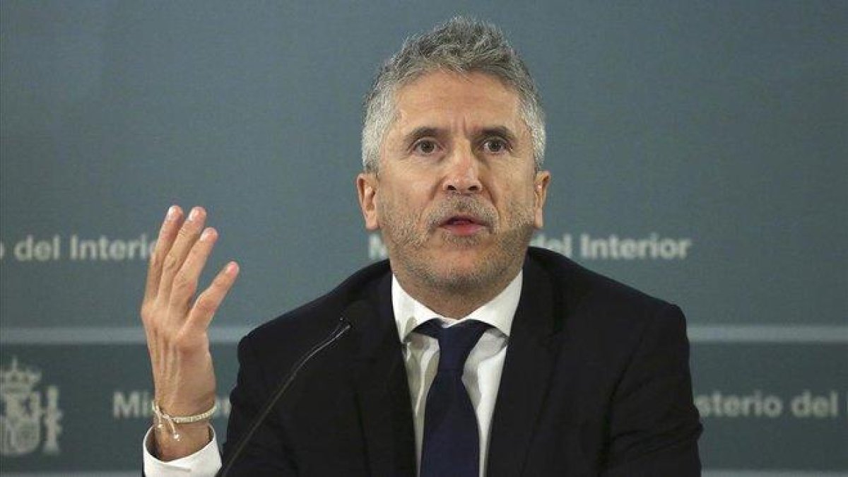 El ministro de Interior Fernando Grande-Marlaska.-DAVID CASTRO