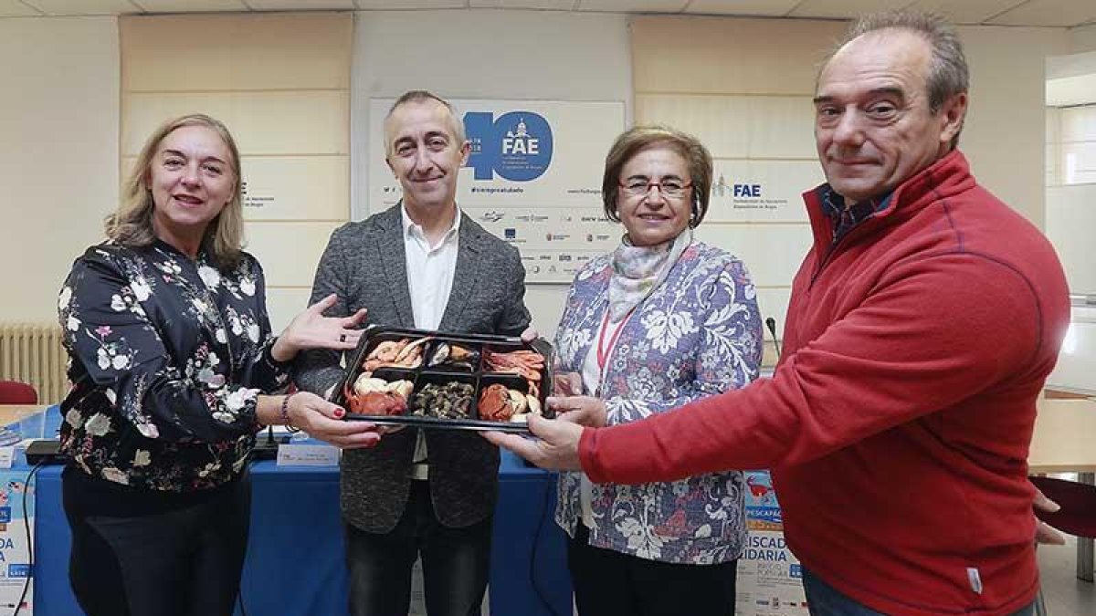 Carmen Díez, Daniel Llop, Teresa Bombín y Heliodoro López.-RAÚL G. OCHOA