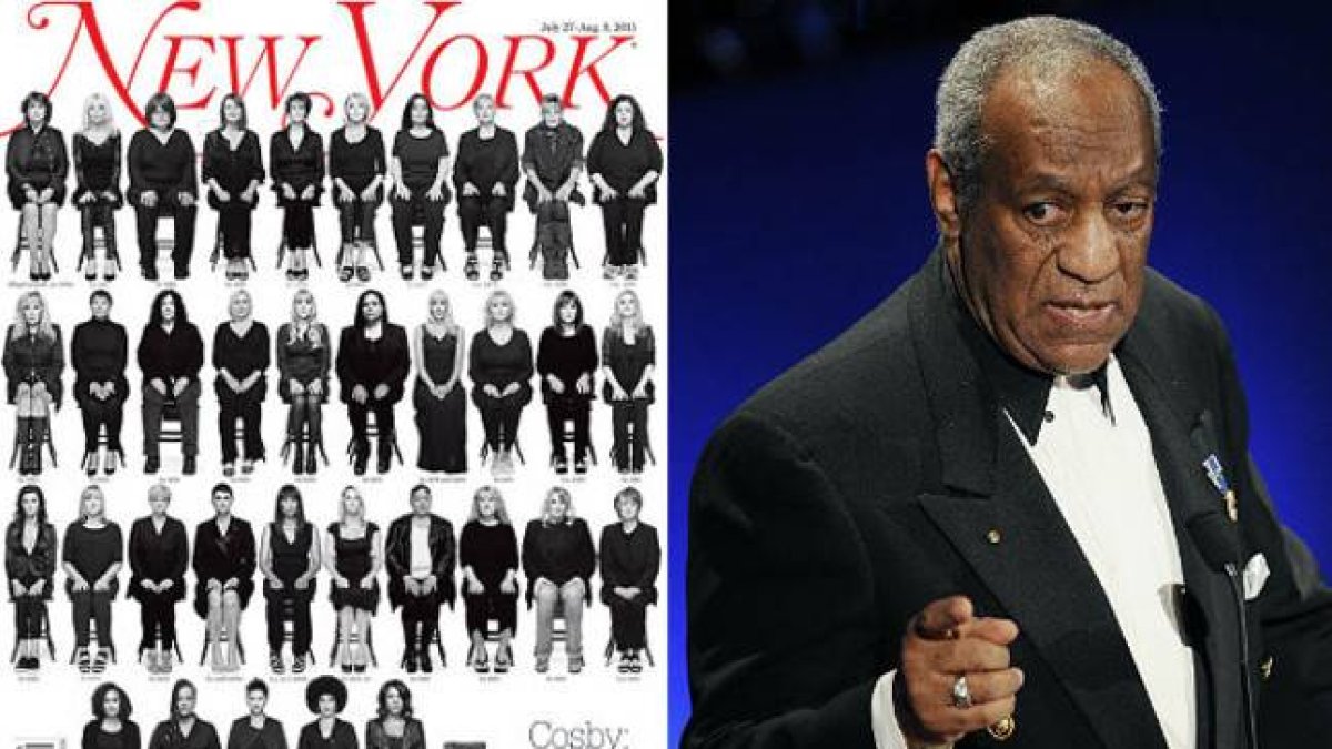 35 mujeres que acusan a Bill Cosby de violarlas le plantan cara en 'New York Magazine'.-Foto: NEW YORK MAGAZINE / AFP / STAN HONDA