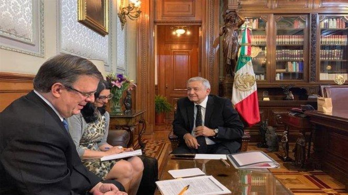 Andrés Manuel lópez Obrador, el presidente de México.-EFE
