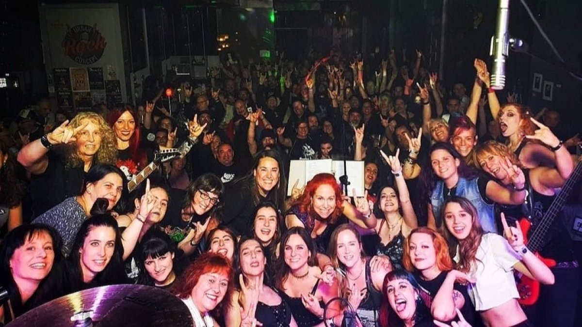 Evento de Rockin' Ladies, el pasado mes de junio, en Vitoria. ROCKIN' LADIES
