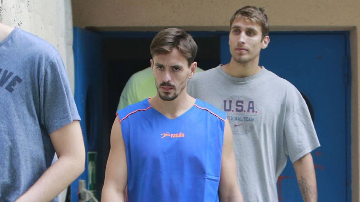 Rafa Huertas durante la pretemporada del San Pablo Inmobiliaria.-RAÚL G. OCHOA