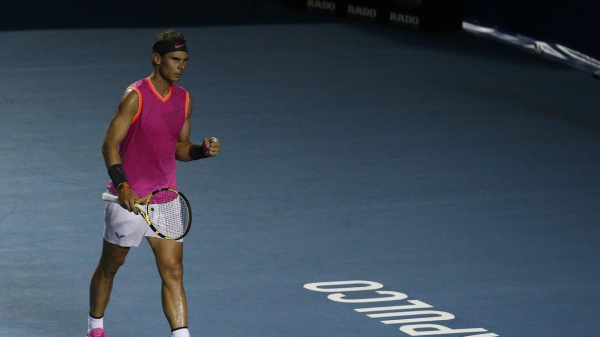 Nadal, en Acapulco.-AP