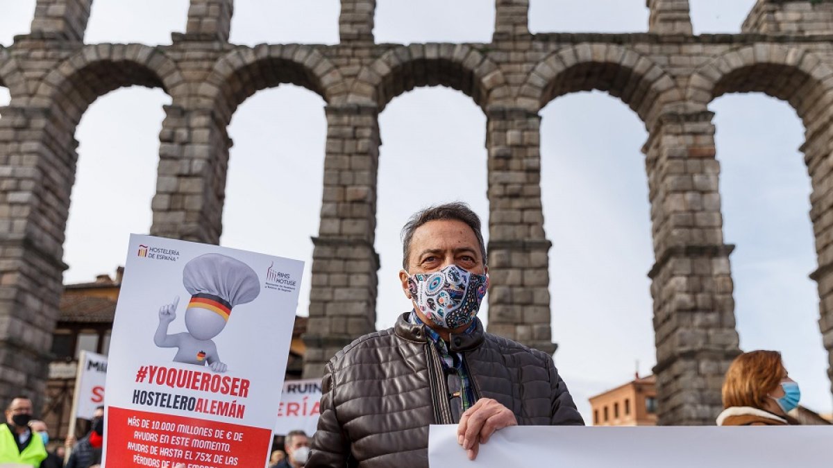 Ángel Blasco, presidente de la Confederación de Hostelería y Turismo de Castilla y León. ICAL