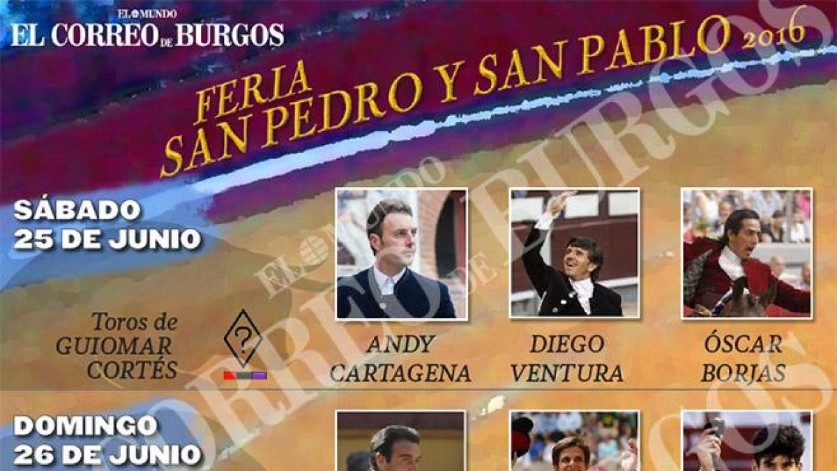 Cartel de la Feria de San Pedro 2016.-ECB