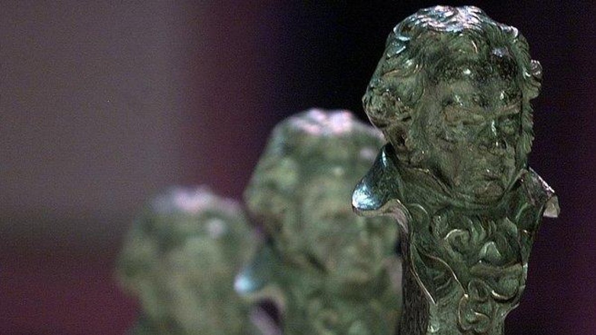 Estatua de los premios Goya.-DAVID CASTRO