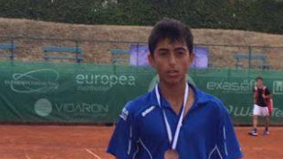 Nicolás Álvarez tras caer ante el rumano Jianu.-