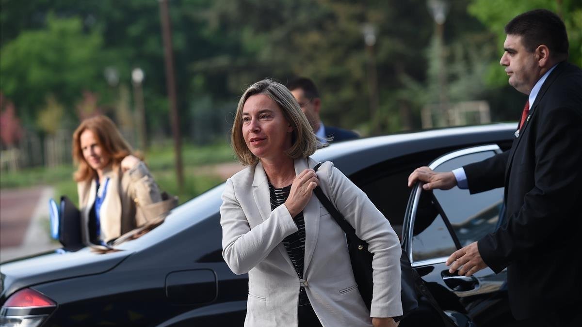 Federica Mogherini, jefa de la diplomacia europea. /-EFE / BORISLAV TROSHEV