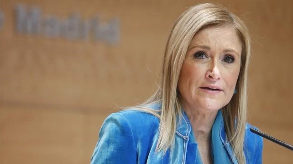 La presidenta de la Comunidad de Madrid, Cristina Cifuentes.-D SINOVA