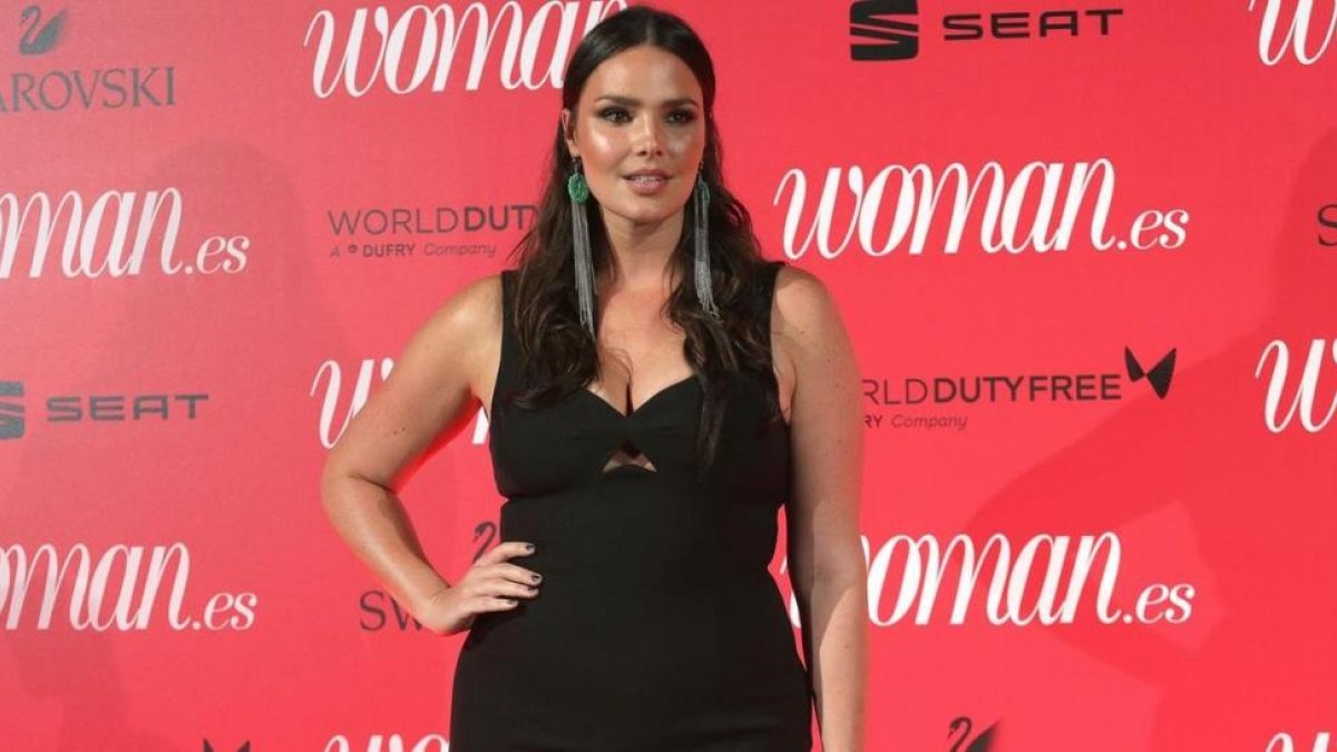 Candice Huffine, este miércoles en Madrid.-DAVID CASTRO