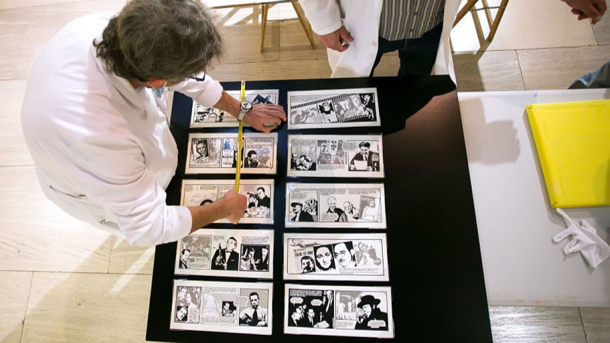 La exposición sobre Rai Ferrer contiene 200 obras del artista. TOMÁS ALONSO