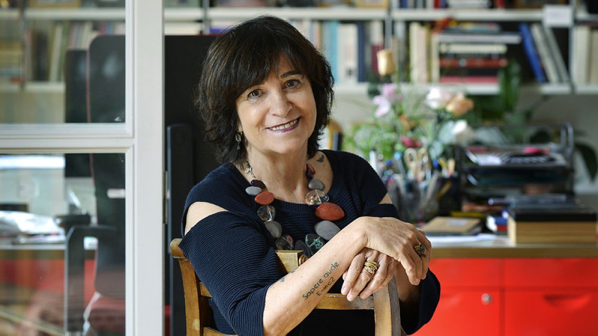 La escritora Rosa Montero. IVÁN GIMÉNEZ