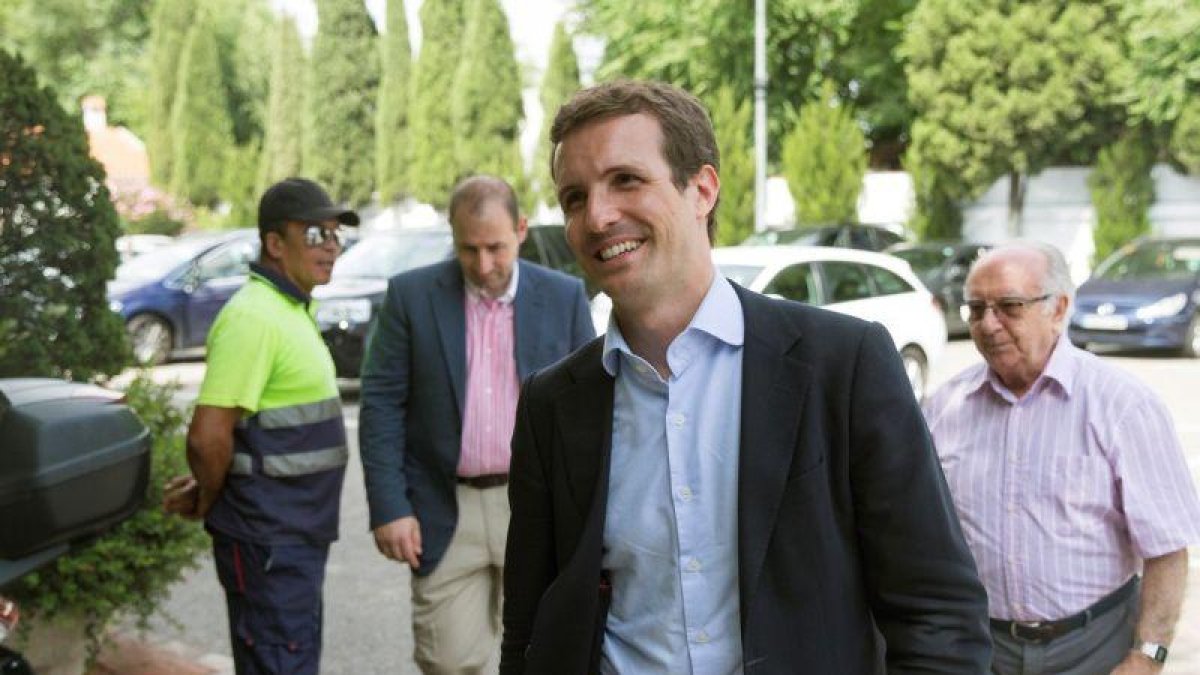 Pablo Casado, nuevo presidente del PP.-RODRIGO JIMENEZ (EFE)