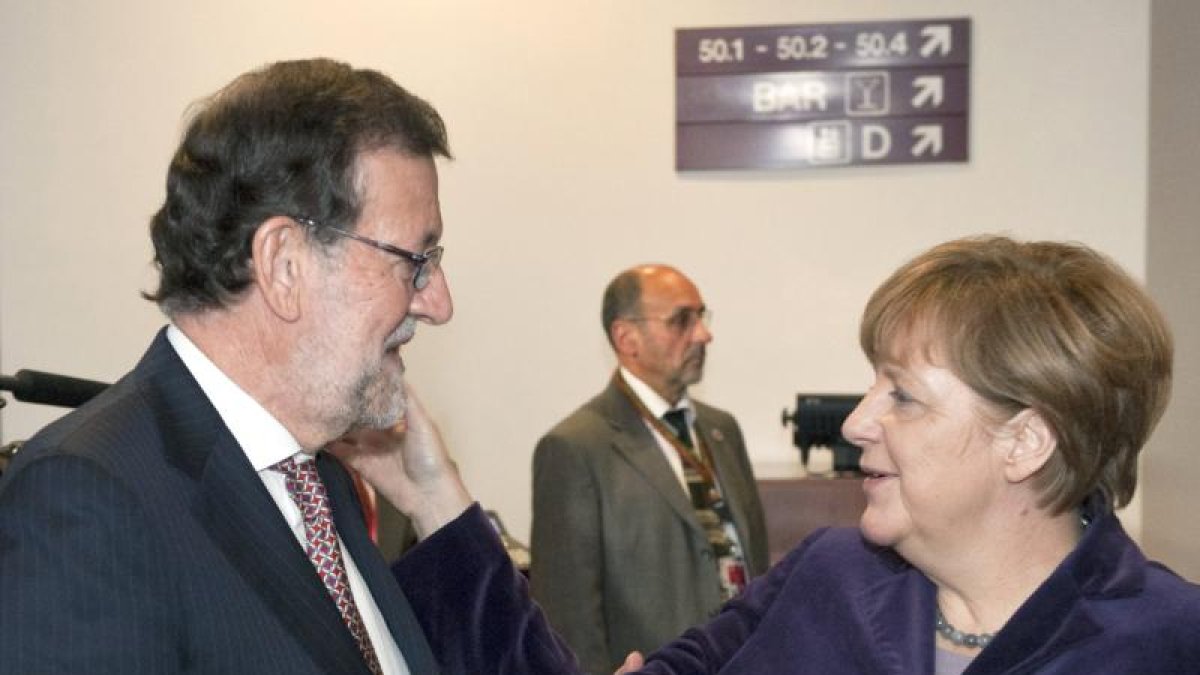 El presidente Mariano Rajoy a su llegada a Bruselas para participar en la cumbre europea-AP