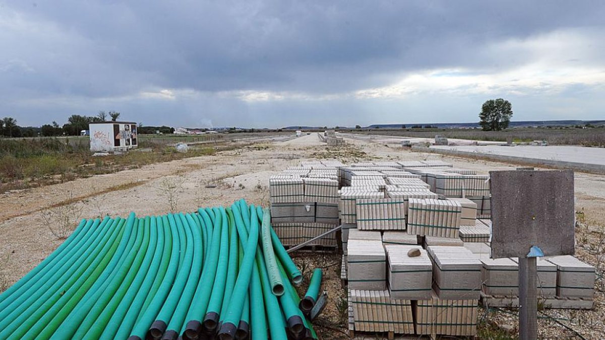 Las obras del parque tecnológico están paralizadas como se ve en esta imagen de archivo.-ISRAEL L. MURILLO