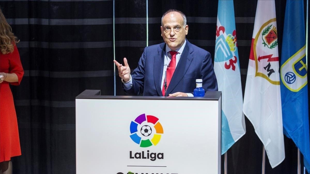 Javier Tebas, presidente de LaLiga.-