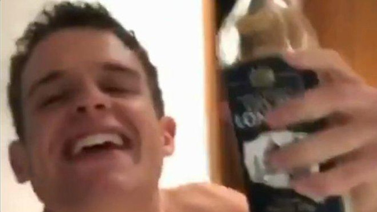 Captura del vídeo que Arkano ha colgado en su Instagram este jueves, y que posteriormente ha borrado.-