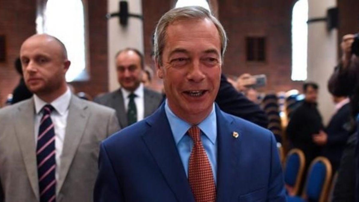 El líder del UKIP, Nigel Farage.-AFP / BEN STANSALL