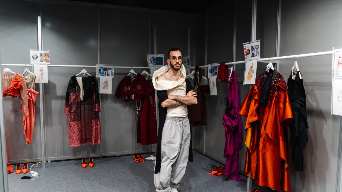 Guillermo Décimo durante uno de sus desfiles. MIRIAM VERA