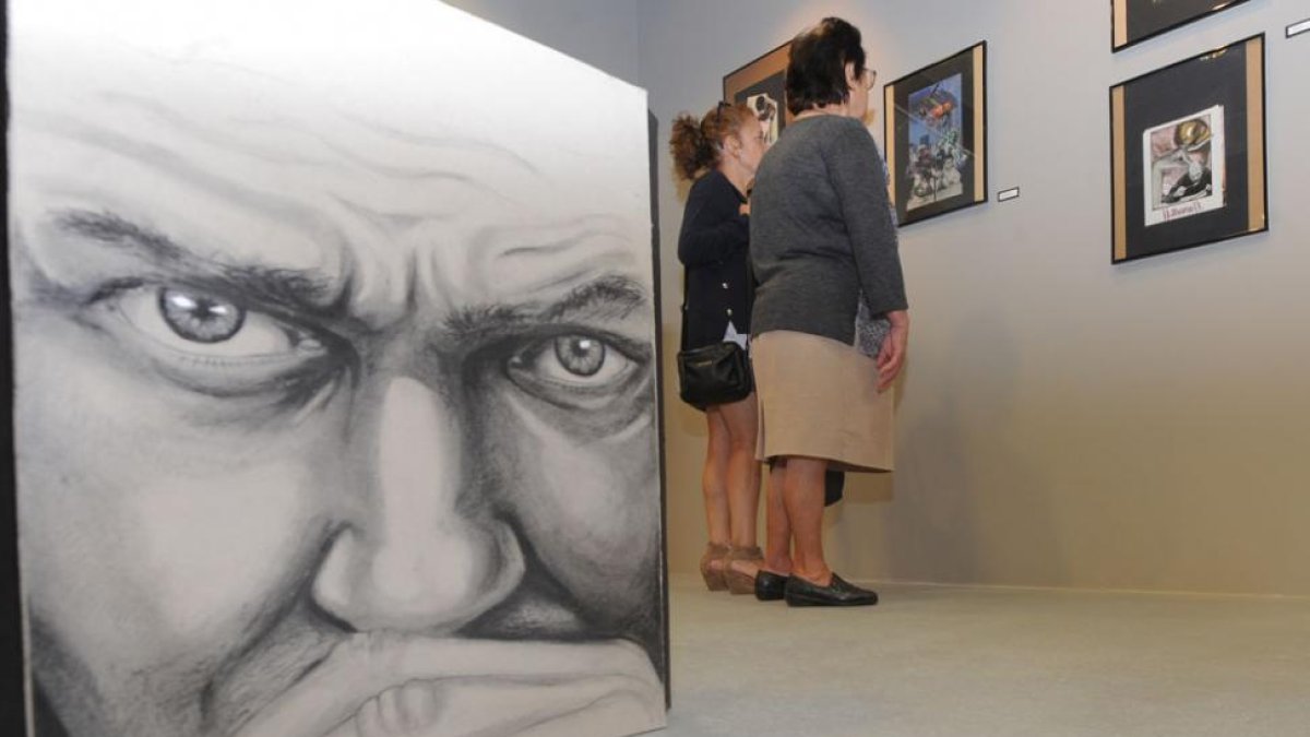 Detalle de la muestra inaugurada ayer.-ISRAEL L. MURILLO